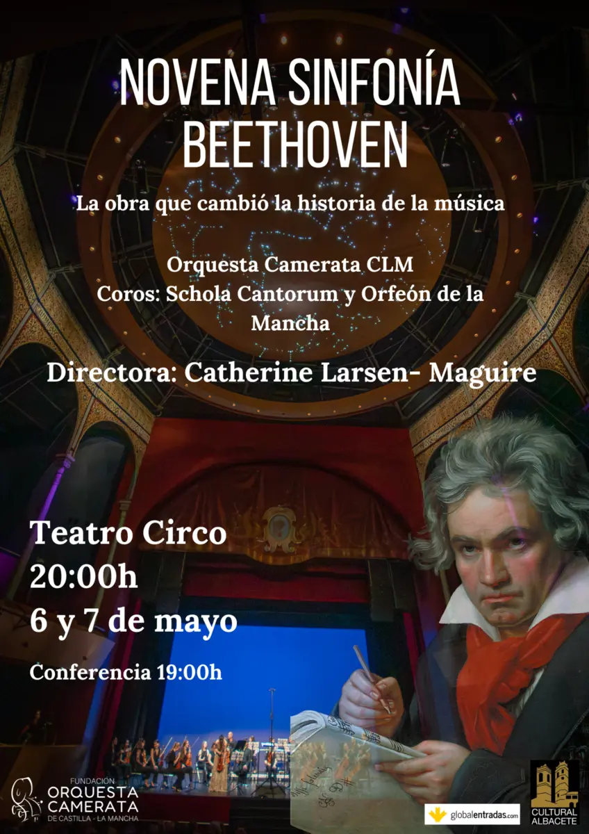 Cartel de la Novena Sinfonía de Beethoven
