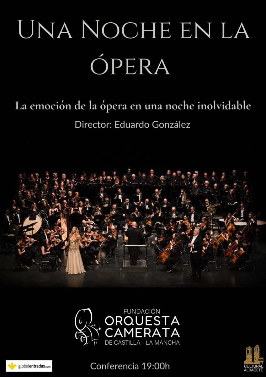 Cartel de Una noche en la ópera